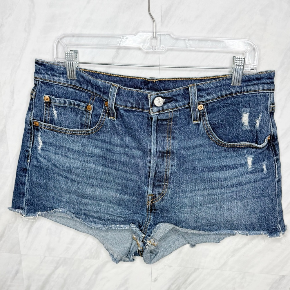 Levi's Classic 501 Blue Denim Shorts 32